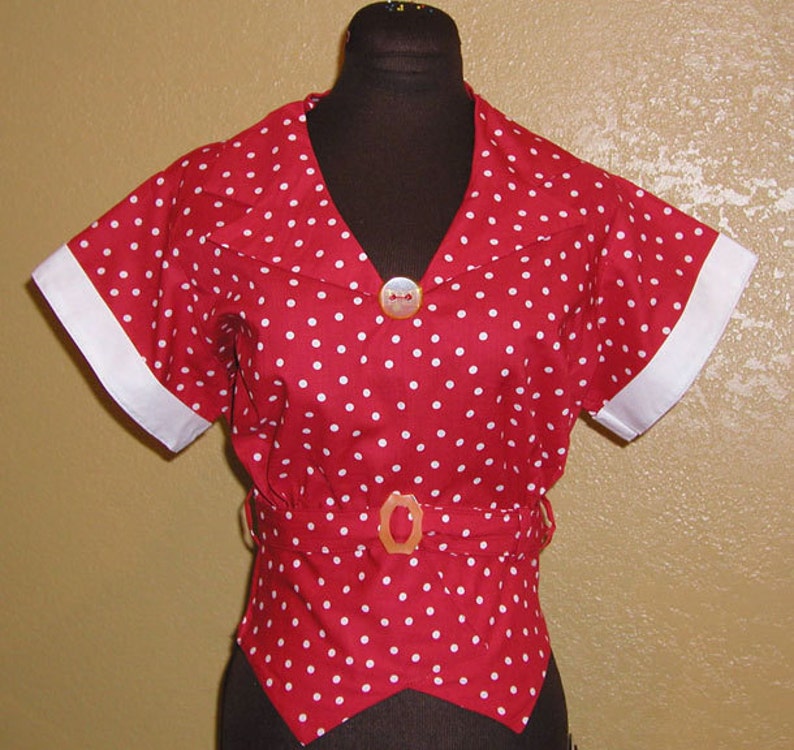 1930s style blouse