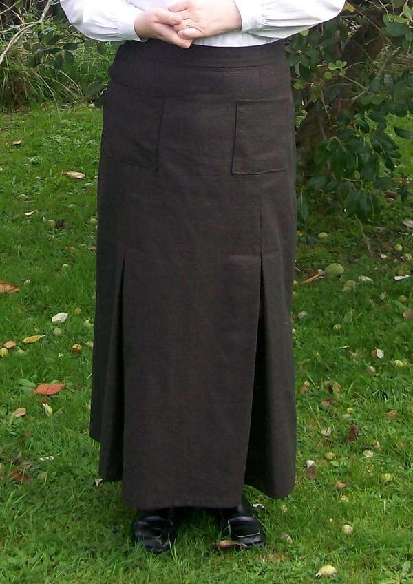 1930s Ladies Skirt With Patch Pockets Reproduction 1935 | Etsy