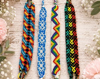 Friendship Bracelet - Woven Bracelet - Macrame Bracelet - Adjustable Bracelets - Custom Made - Stackable Bracelets - Handmade Anklet - #20