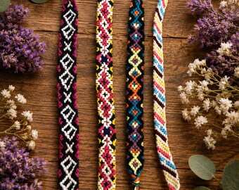 Friendship Bracelet - Woven Bracelet - Macrame Bracelet - Adjustable Bracelets - Custom Made - Stackable Bracelets - Handmade Anklet - #22
