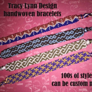 Friendship Bracelet - Woven Bracelet - Macrame Bracelet - Adjustable Bracelets - Custom Made - Stackable Bracelets - Handmade Anklet - #13