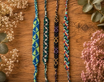 Friendship Bracelet - Woven Bracelet - Macrame Bracelet - Adjustable Bracelets - Custom Made - Stackable Bracelets - Handmade Anklet - #10