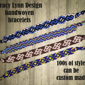 Friendship Bracelet - Woven Bracelet - Macrame Bracelet - Adjustable Bracelets - Custom Made - Stackable Bracelets - Handmade Anklet - #11