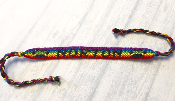 Personalized Rainbow Bridge Friendship Bracelet Dog Name Custom  Memorial Bracelet Macrame Bracelet Pet Loss Gift Pet Memorial