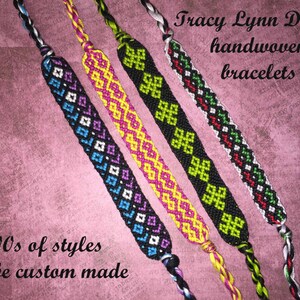 Friendship Bracelet - Woven Bracelet - Macrame Bracelet - Adjustable Bracelets - Custom Made - Stackable Bracelets - Handmade Anklet - #7