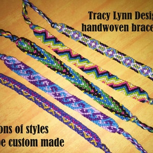 Friendship Bracelet - Woven Bracelet - Macrame Bracelet - Adjustable Bracelets - Custom Made - Stackable Bracelets - Handmade Anklet - #38