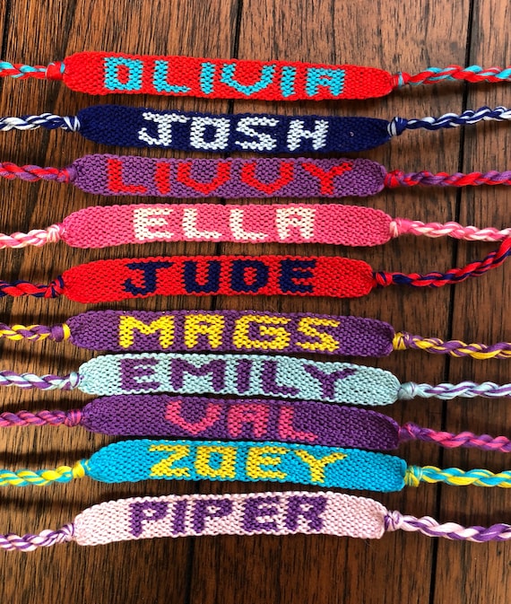 Personalized Friendship Bracelets