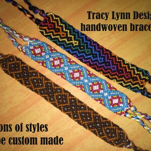 Friendship Bracelet - Woven Bracelet - Macrame Bracelet - Adjustable Bracelets - Custom Made - Stackable Bracelets - Handmade Anklet - #39