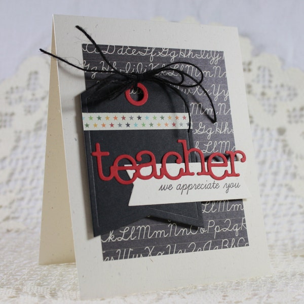 Handmade Greeting Card - Teacher Appreciation