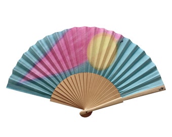 La Folle 'ABSTRACT' hand fan