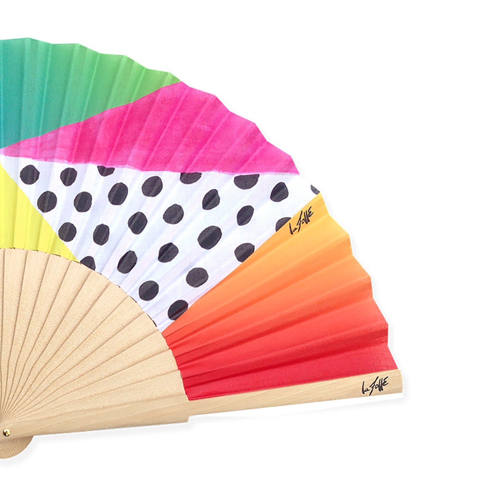 La Folle 'MEMPHIS' Hand Fan - Etsy UK