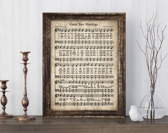 PRECIOUS MEMORIES 8x10 Antique Hymn Vintage Verses Sheet | Etsy