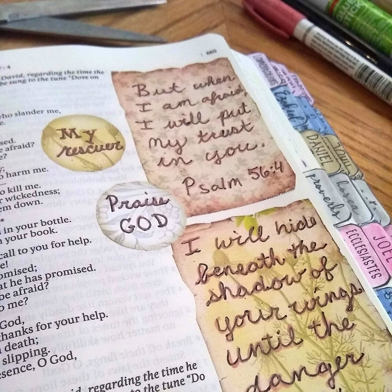 Vintage Bible Journal Stickers Printable Journaling Cards Etsy Australia