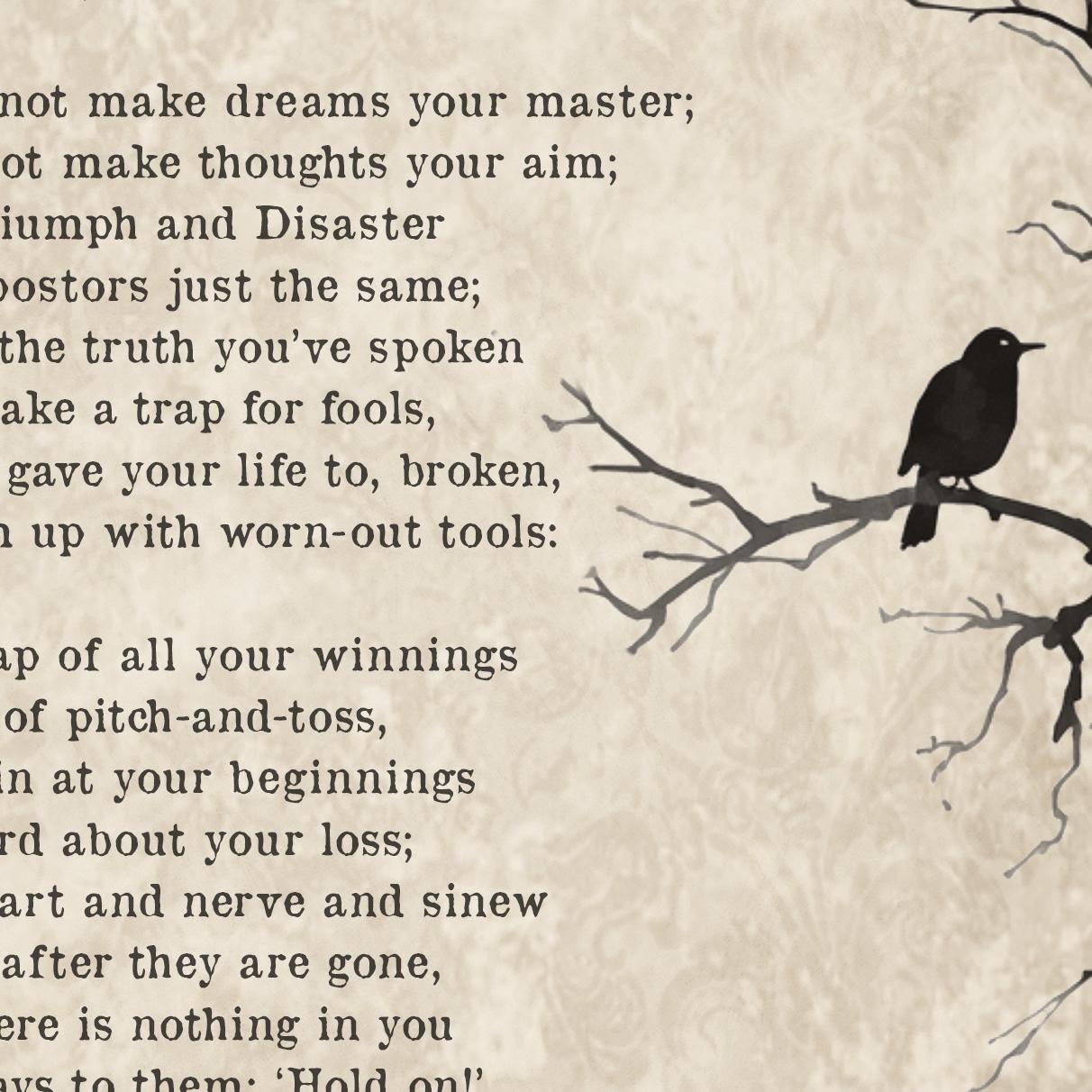 If Printable If Poem, Rudyard Kipling, Printable Poetry Art, INSTANT DOWNLOAD - Etsy