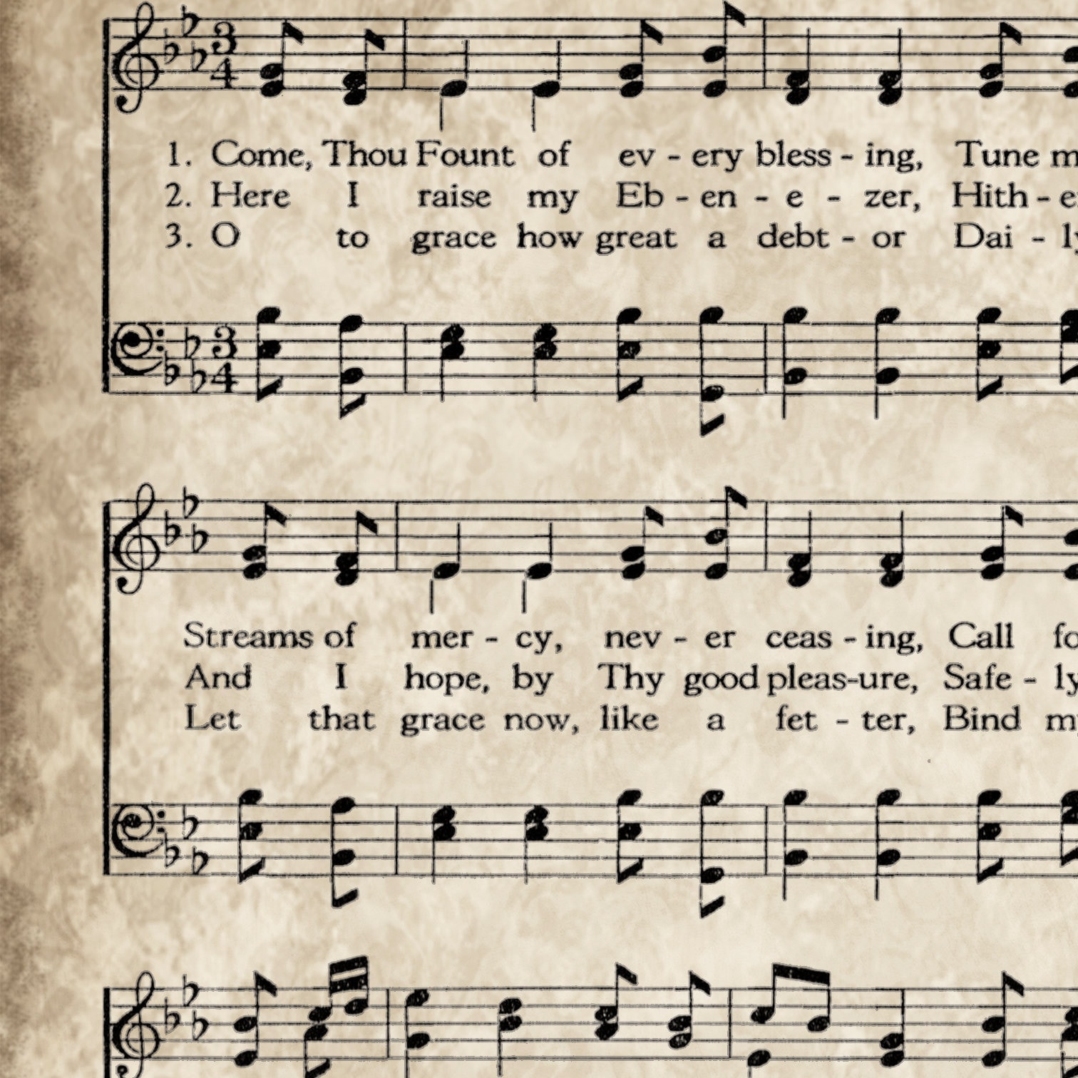 Come Thou Fount Print Printable Vintage Sheet Music Instant Etsy come-thou-fount-print-printable-vintage-sheet-music-instant-etsy