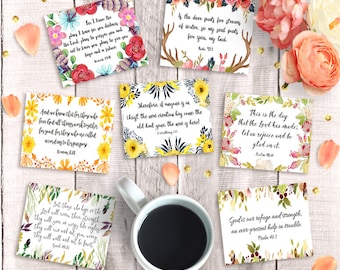 45 Printable Bible Verse Cards 3x2.5 Instant | Etsy India