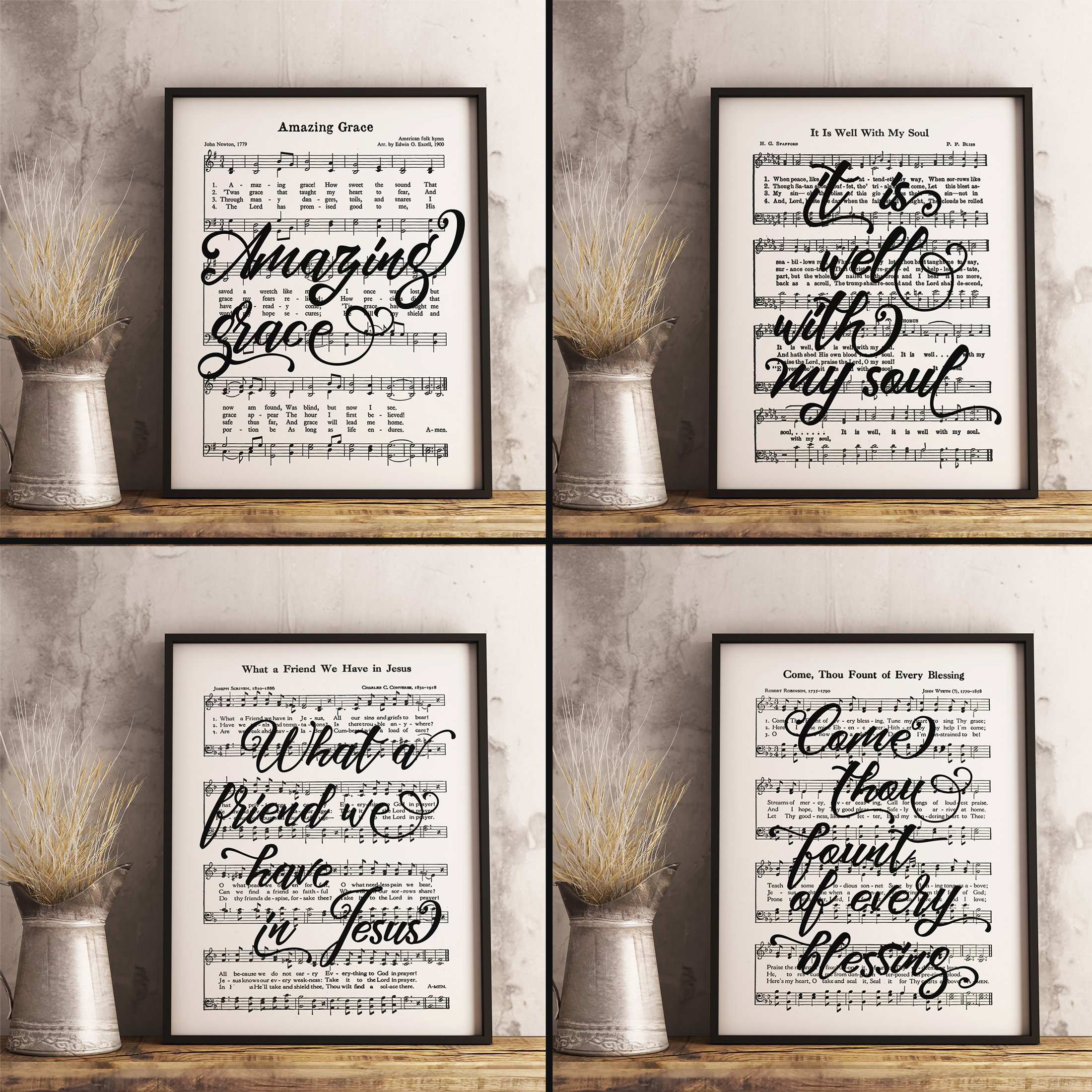 Hymn Prints — Down the Path Creations