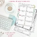 Adult Coloring Weekly Planner Printable Pages Instant | Etsy
