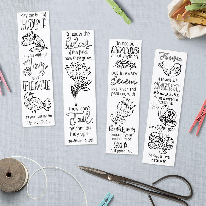 coloring bible bookmarks printable instant download color etsy singapore