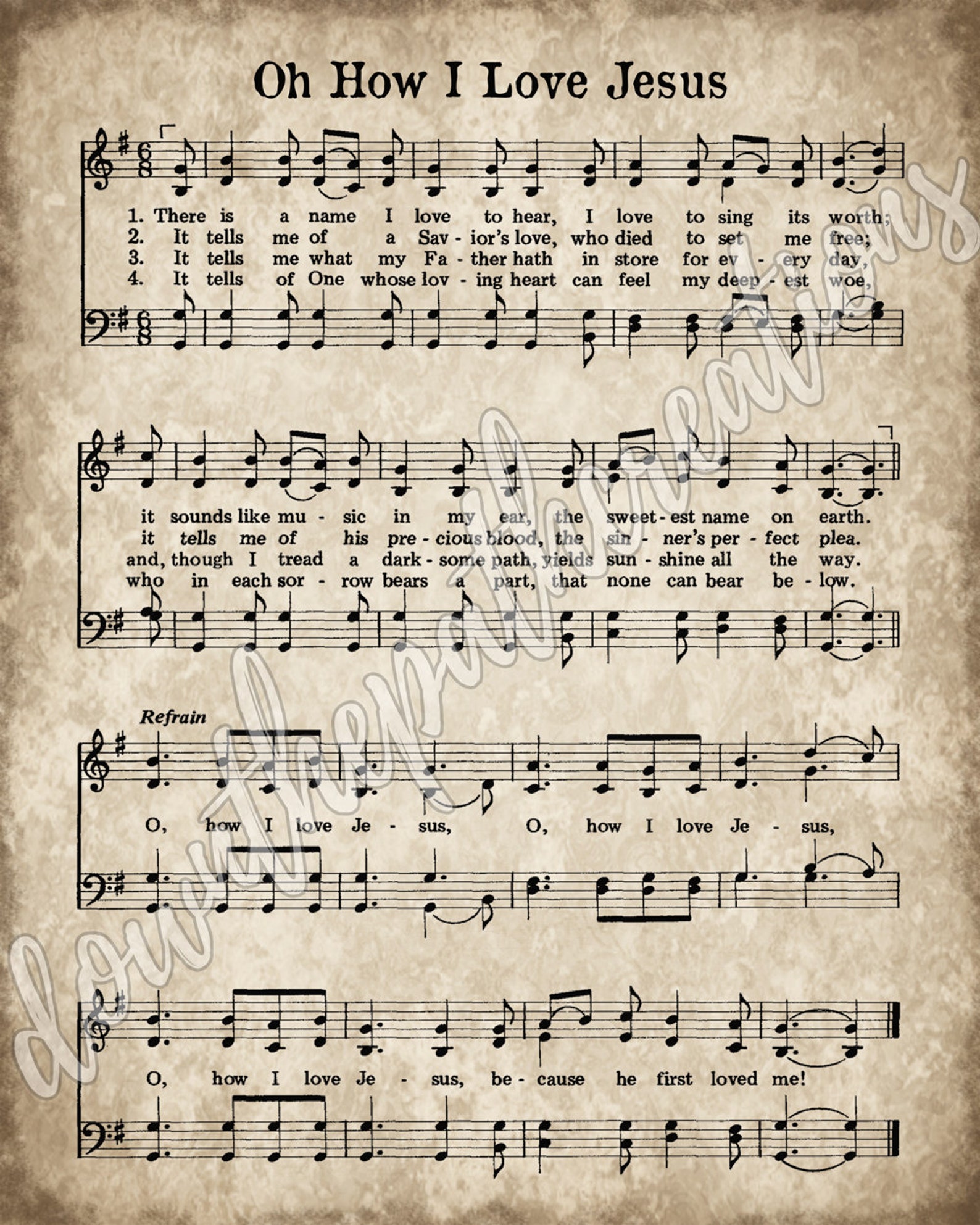 Oh How I Love Jesus Chords - kefp59y