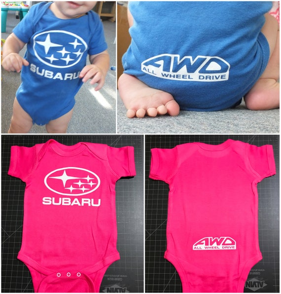 subaru baby onesie