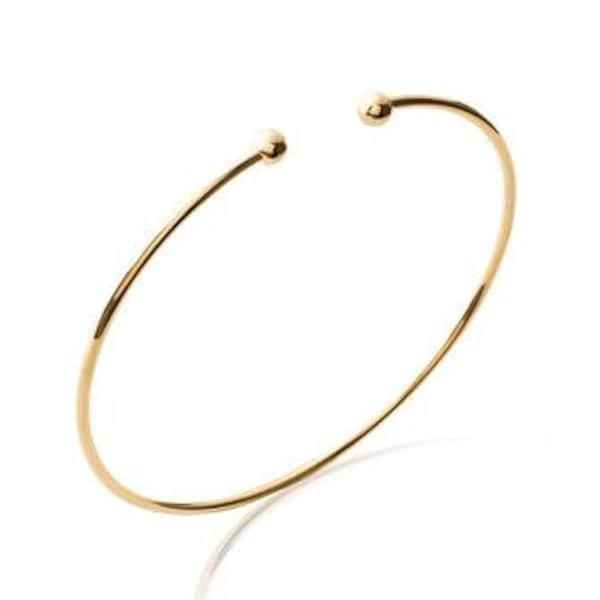 Dainty open bangle,Thin semi open bangle,adjustable waist bangle,Sterling silver,Gold plated 750 3 microns,Rose gold plated 750 3 microns