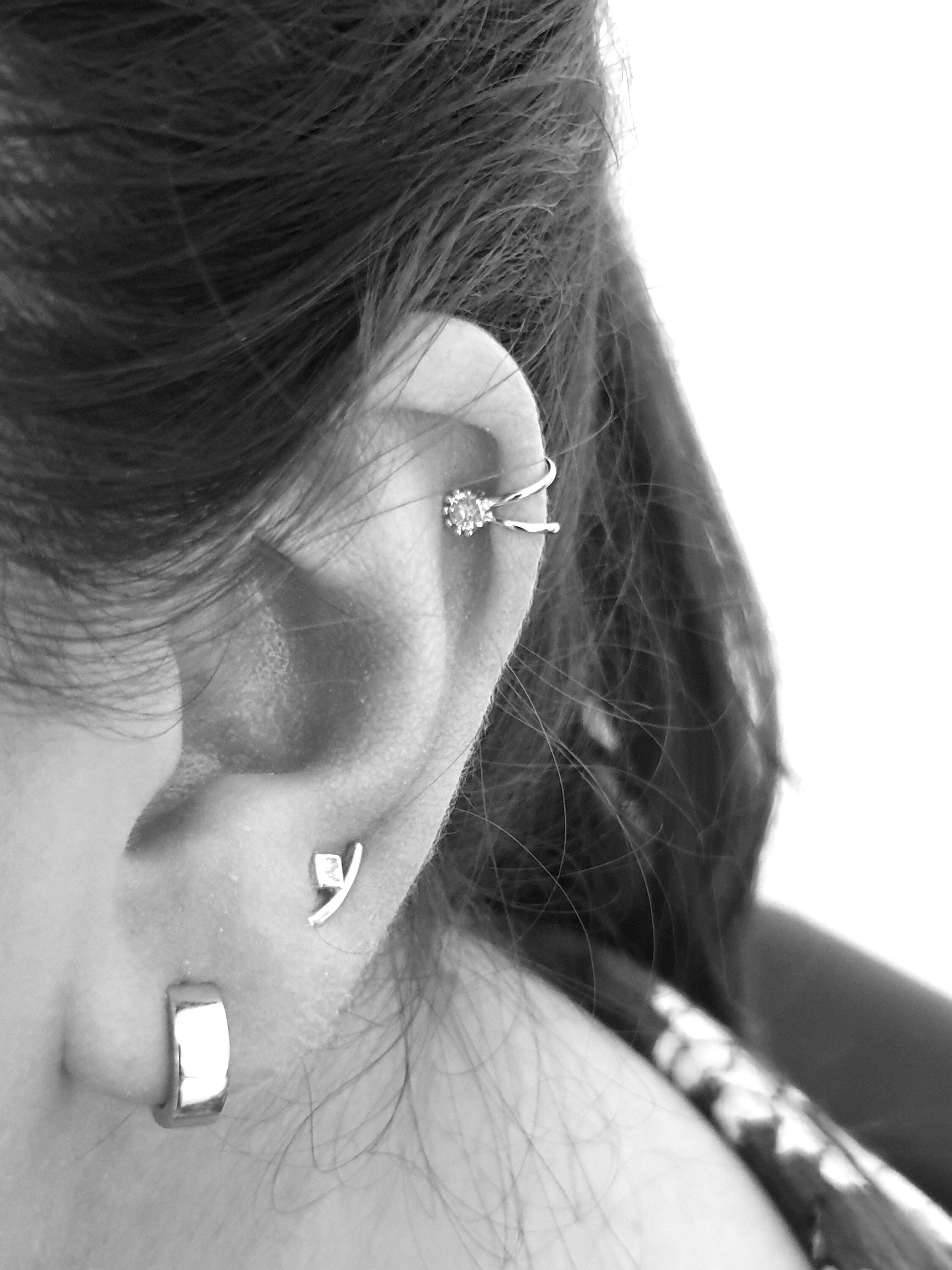 Dainty CZ Ear Cuff CZ Ear Cuff No Piercing Ear Cuff Non Etsy