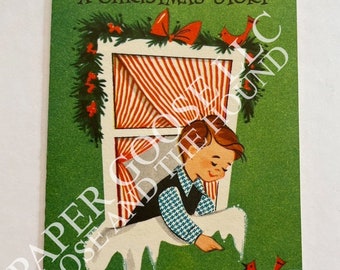 vintage 50s/60s Coronation Christmas Toycard greeting card unused w/envelope 