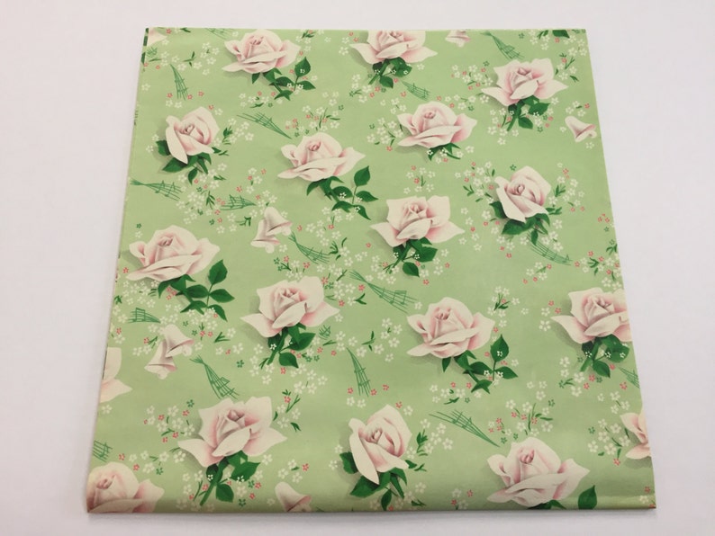 Vintage Gift Wrapping Paper Wedding Rhapsody by Norcross Etsy