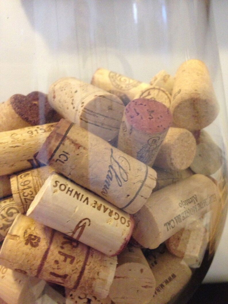 Assorted Lot of 10 Salvaged Natural Wine Corks Vase Filler Etsy