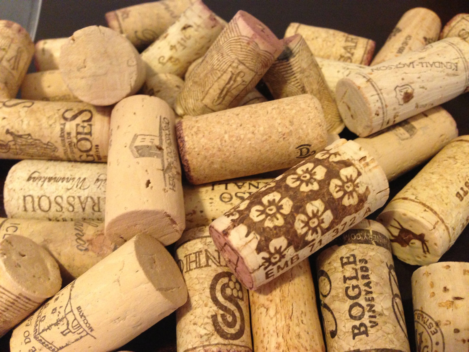 Assorted Lot of 10 Salvaged Natural Wine Corks Vase Filler Etsy