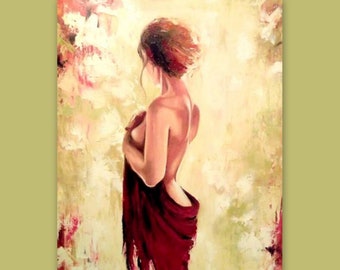 Nude naked woman | Etsy
