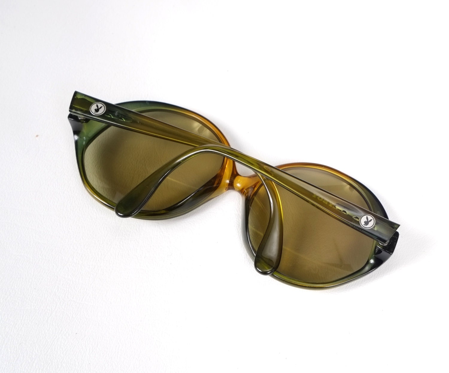 Vintage Playboy Optyl Prescription Sunglasses Yellow Green - Etsy