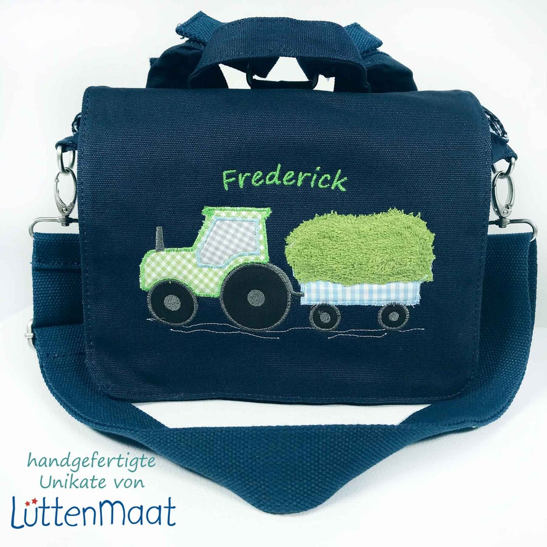 Kindergarten Bag With Tractor Tractor Children's Backpack Etsy