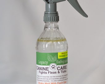 Natural Canine Flea & Tick Repellent Made with Pure Essential Oils