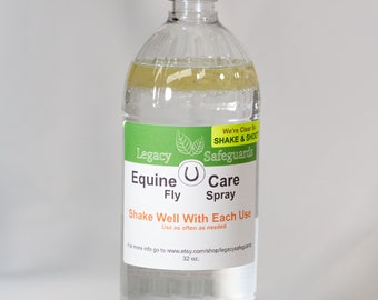 Natural Equine Fly Spray made with Pure Essential Oils