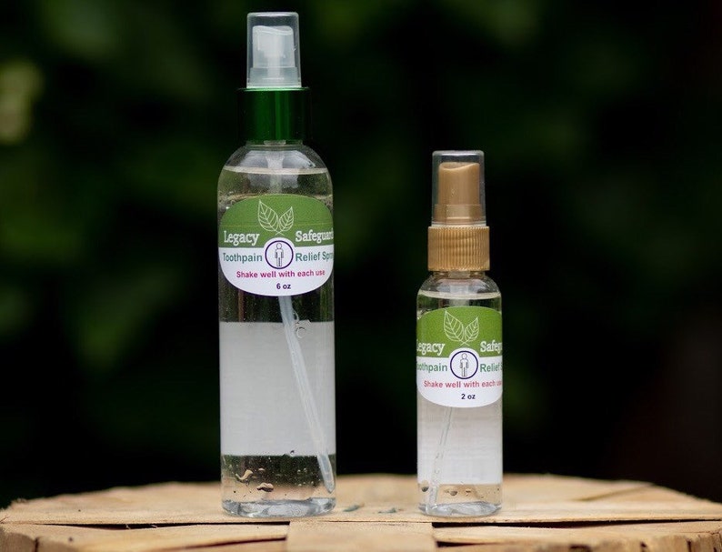 Natural Tooth/gum Pain Relief Spray Etsy