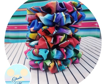 Serape Scrunchies / Serape Hair Ties / Zarape Scrunchies / Zarape Hair Ties/ Serape Scrunchie