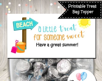 A Little Treat For Someone Sweet End of School Treat Bag Topper Digital Printable INSTANT DOWNLOAD