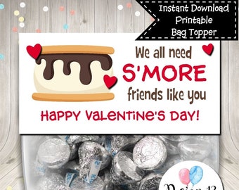 Treat For Someone Sweet Valentine Treat Bag Topper Favor Digital Printable INSTANT DOWNLOAD