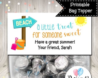 A Little Treat For Someone Sweet End of School Treat Bag Topper Digital Printable