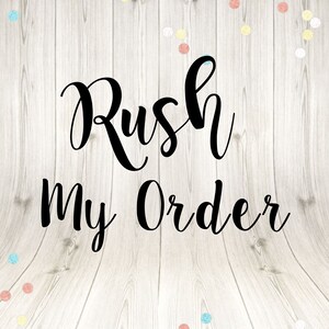 Rush Order Add On