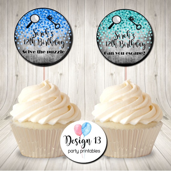 Templates 2x2 Digital topper Printable cupcake topper Editable birthday ...