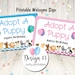 Printable Puppy Adoption Sign