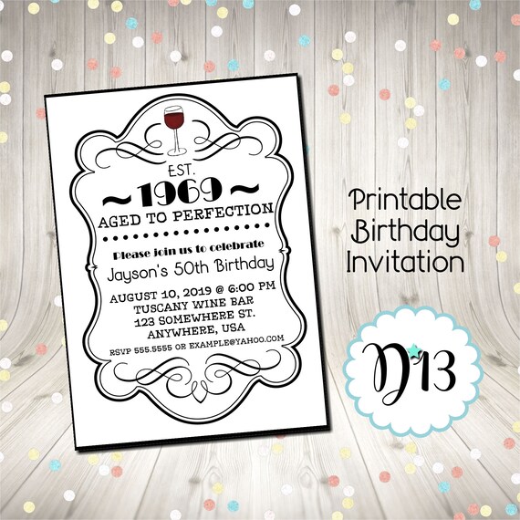 Vintage 30Th Birthday Invitations 8
