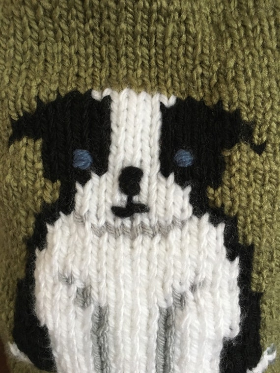 Border collie knitting hot sale pattern