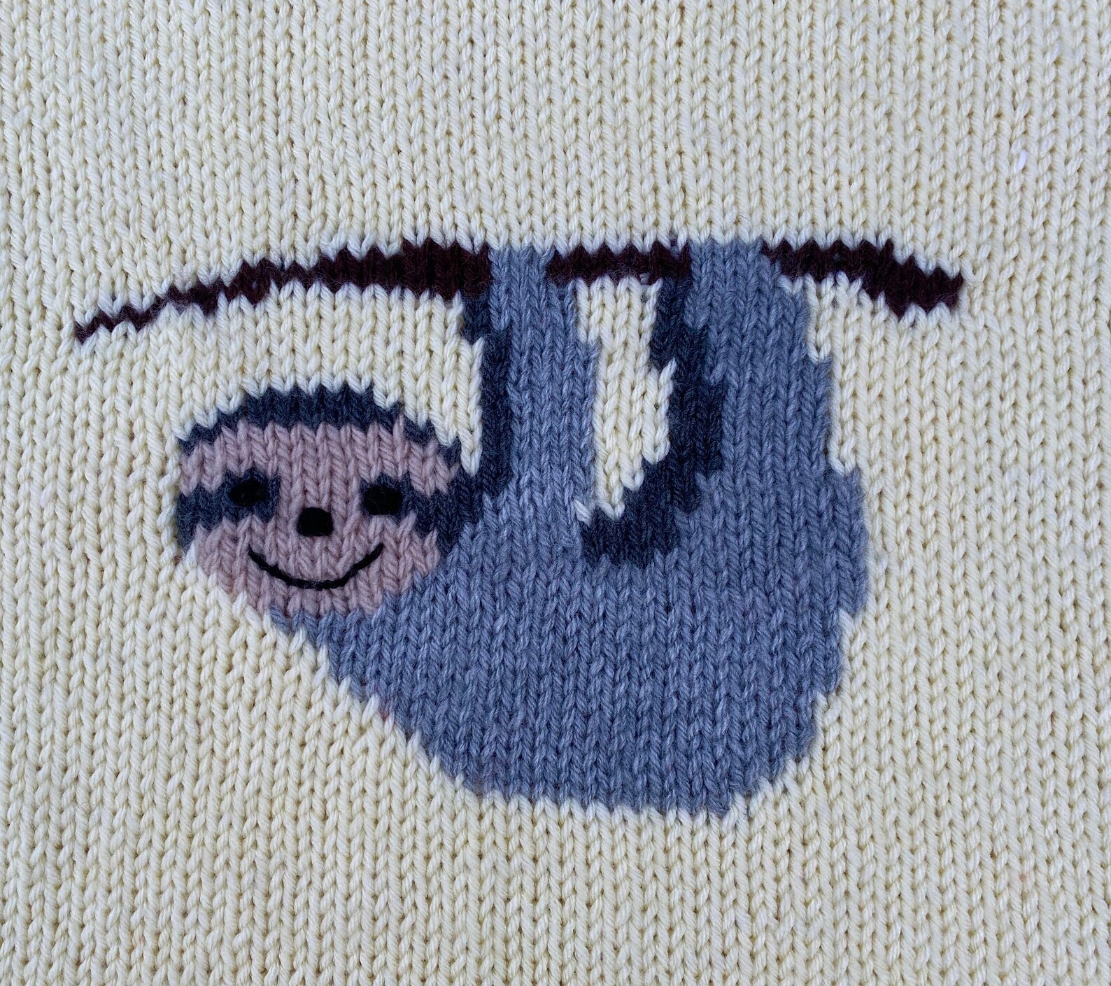 Sloth Baby Blanket, Knitting Pattern - Etsy
