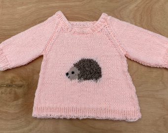 Hedgehog dress 0-3 months