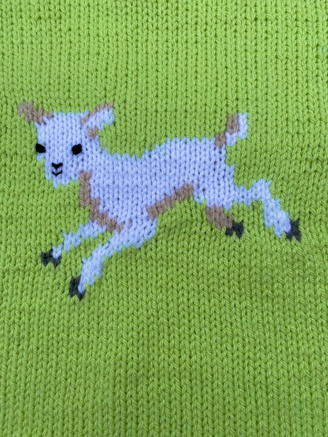 Lamb Baby Blanket Knitting Pattern Etsy UK