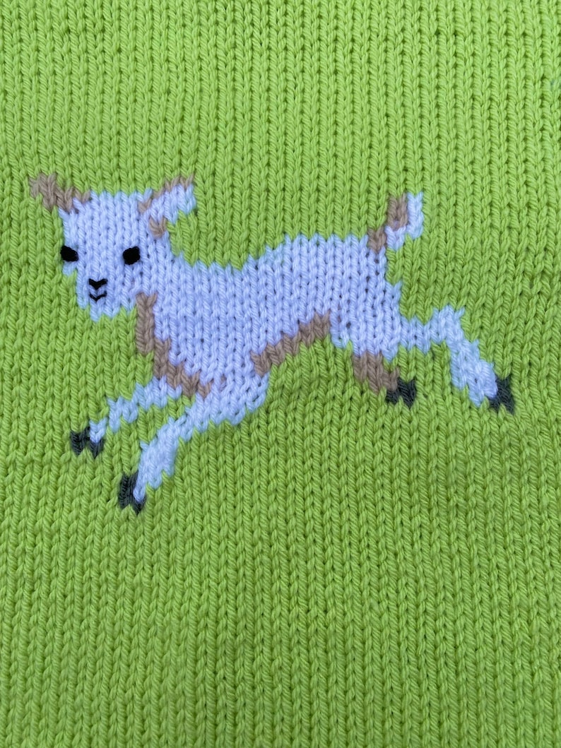 Lamb Baby Blanket, Knitting Pattern Etsy UK